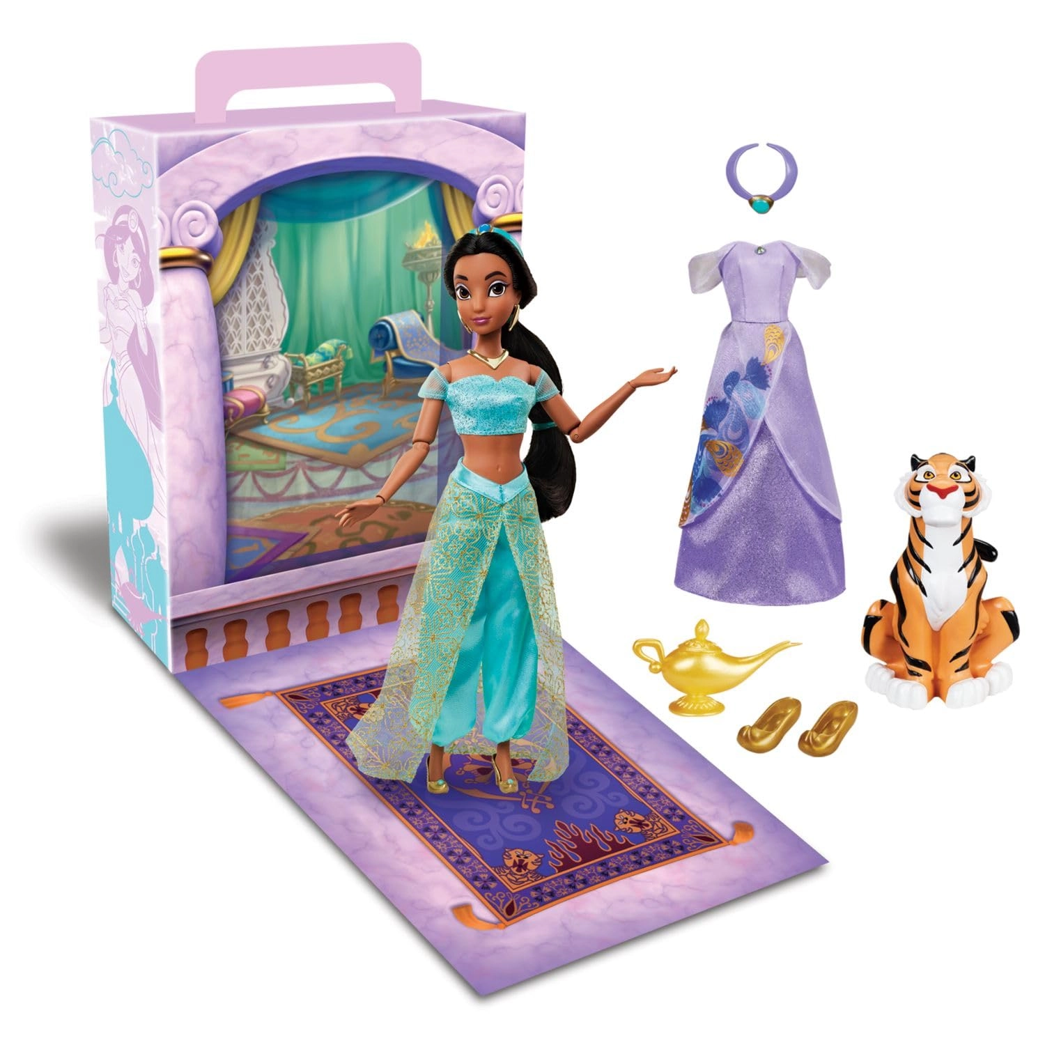Disney Store Jasmine Story Doll - 11 Inches Fully Poseable Ages 3+