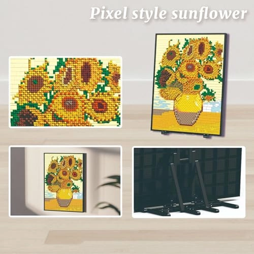 Sunflowers Art Building Set - 3504pcs