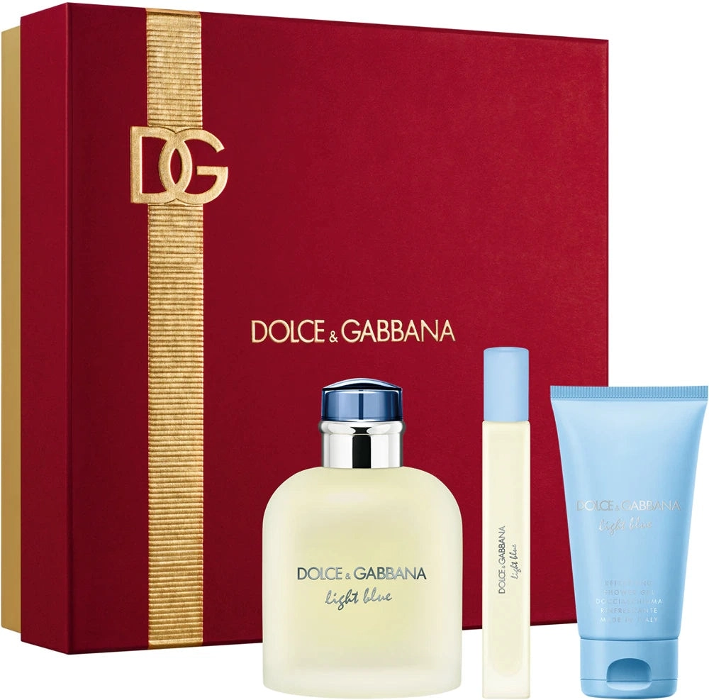 Dolce&Gabbana Light Blue EDT + Light Blue Shower Gel - Eau de Toilette 3 Pieces