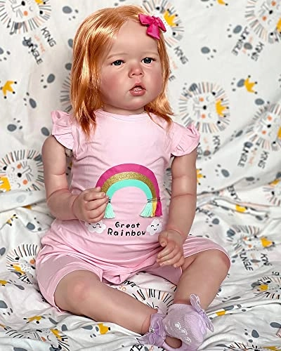 Reborn Toddler Doll - 28inch Silicone vinyl Black Ages 3+