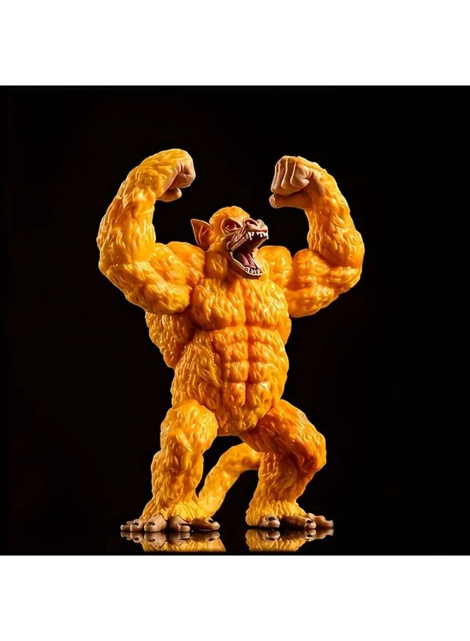 Generic Super Powerful Transformation Action Figure - Vibrant Yellow Orange Collectible