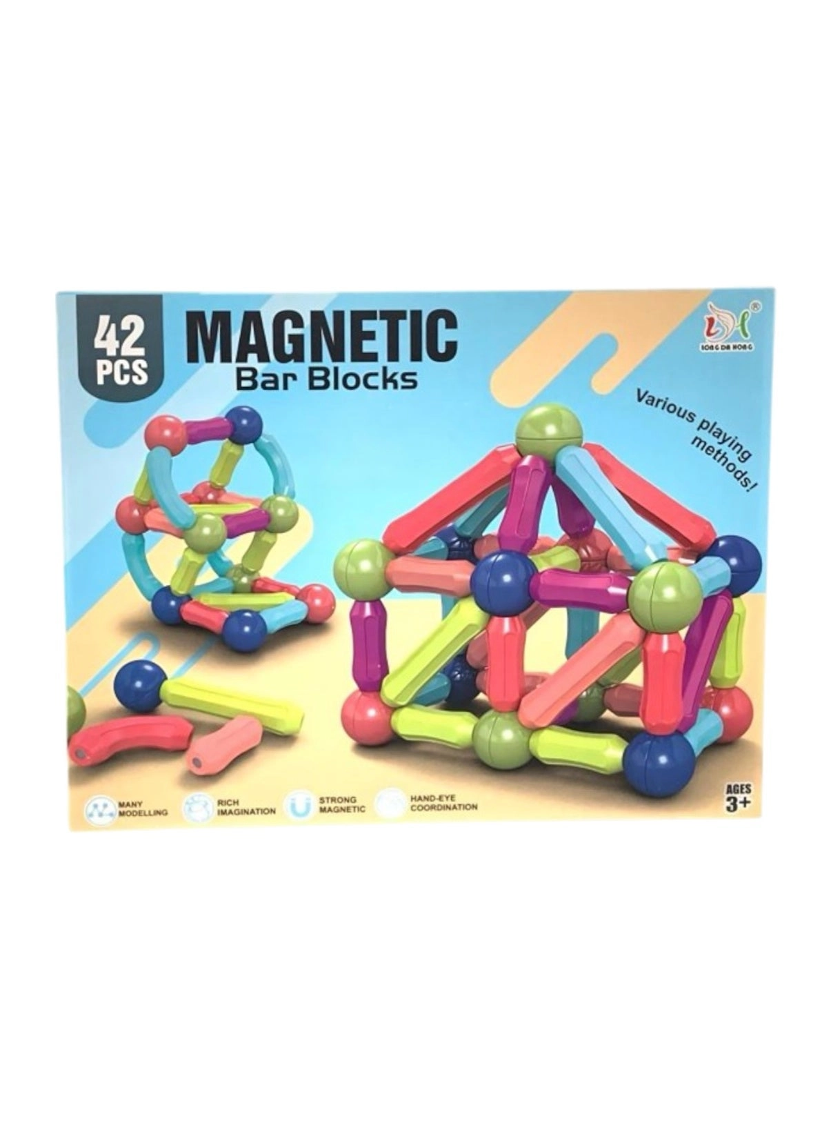 Magnetic Balls and Rods Set - Montessori STEM