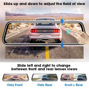 2 in 1 Front Rear DashCam - 1080p