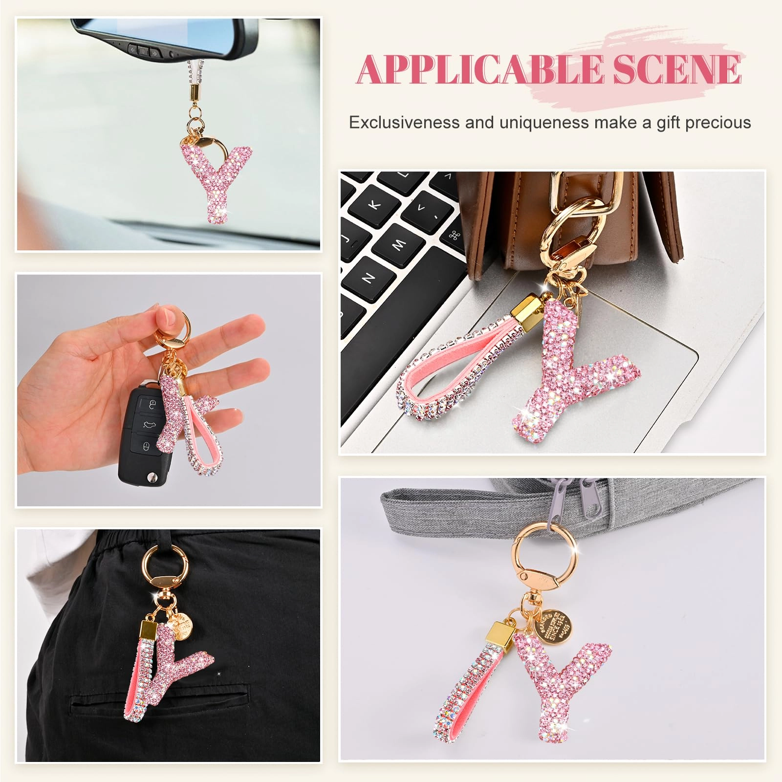 Initial Letter Keychain