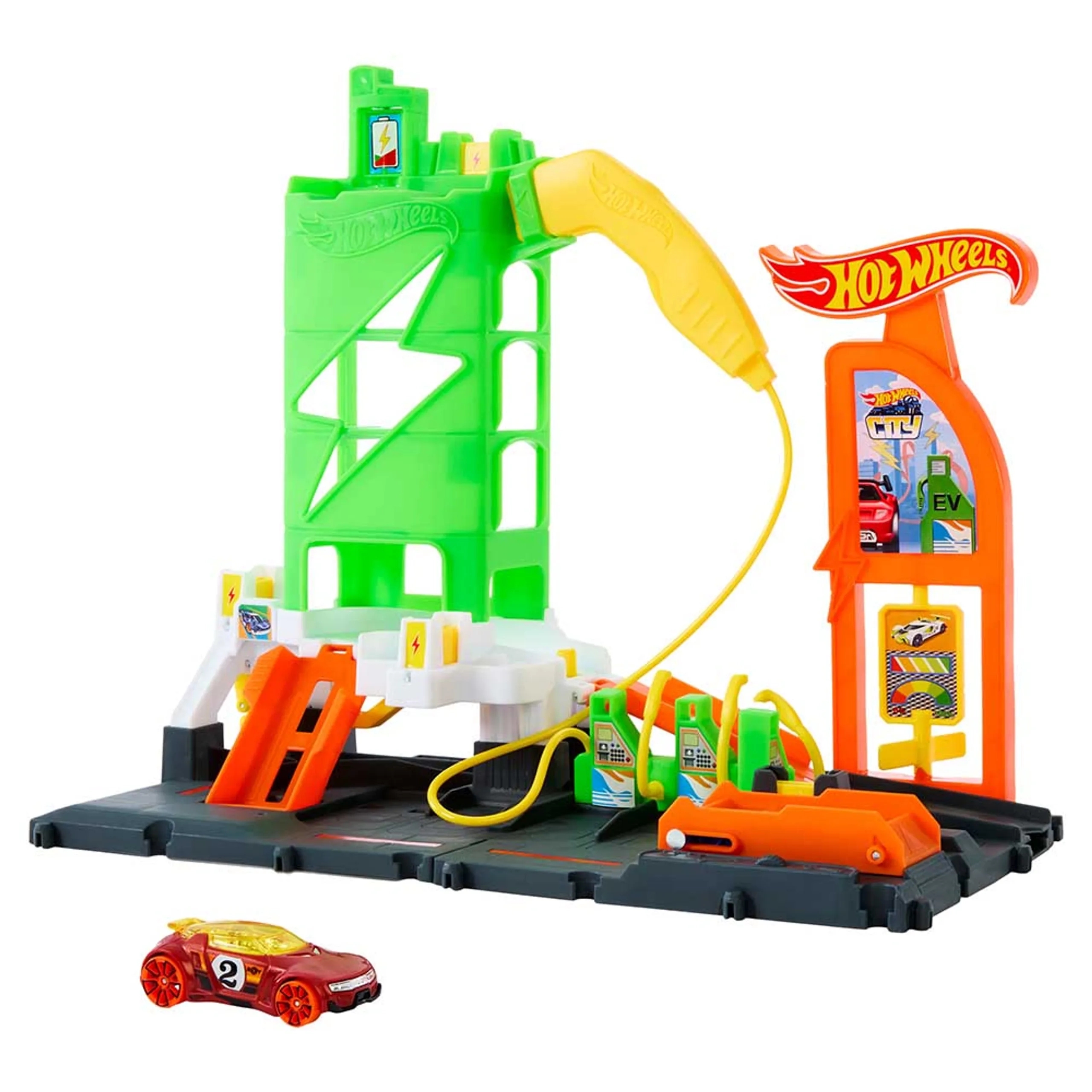 Hot Wheels City Super Recharge Fuel Station - 1:64