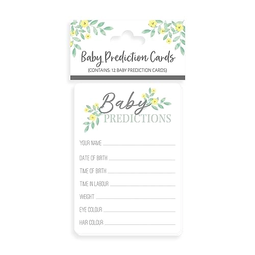 Baby Prediction Cards - 12 pieces