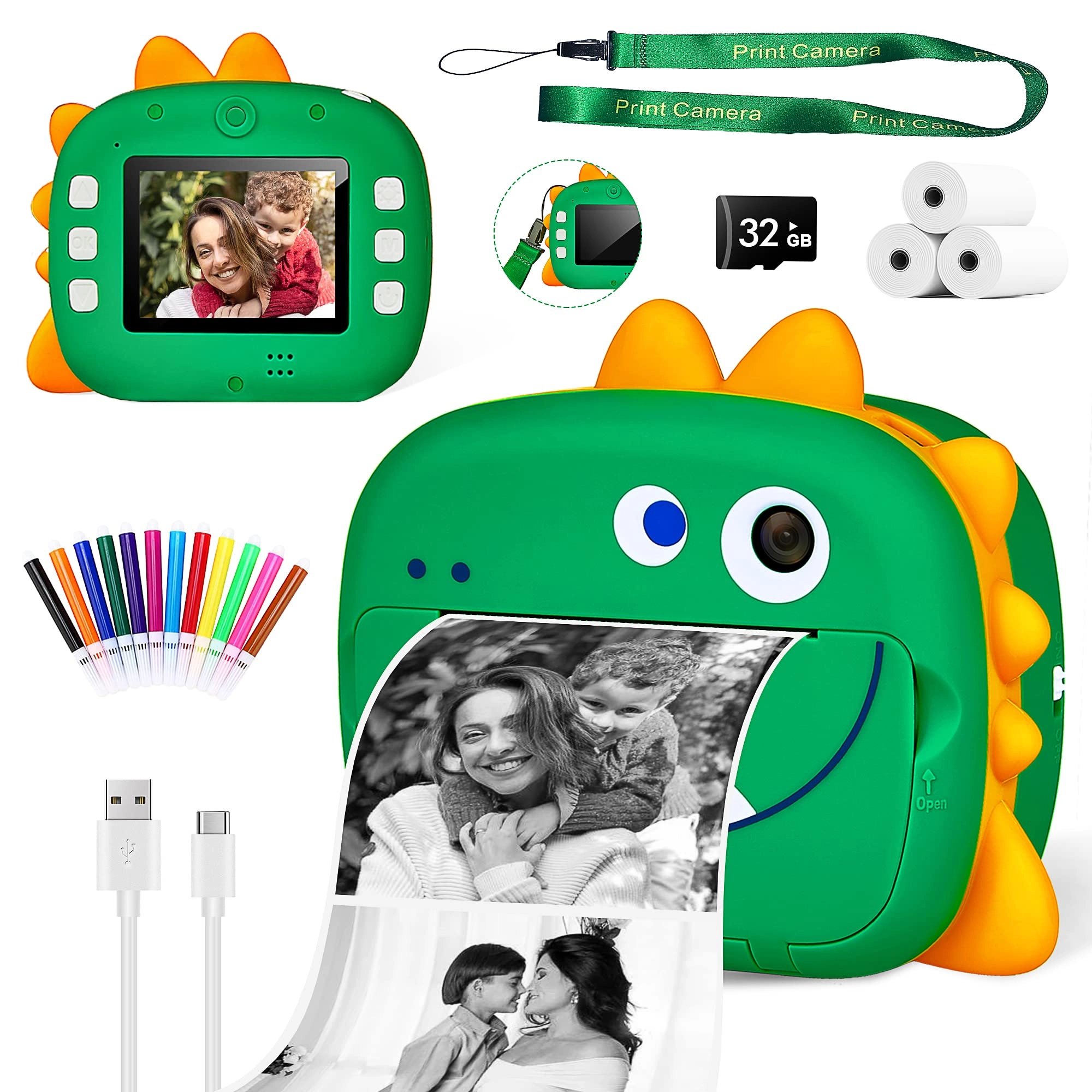 MFanco Instant Print Camera for Kids