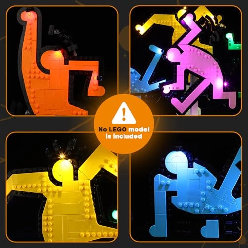 Light Set for LEGO 31216 Keith Haring - Dancing Figures - Plastic