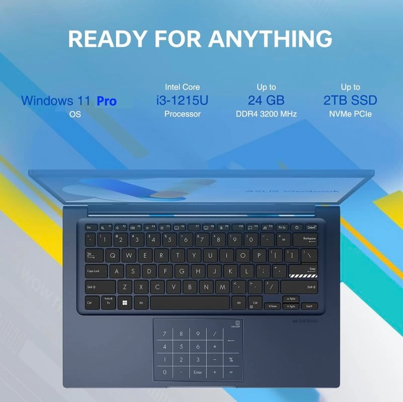 Vivobook 14 X1404Z - 14'' i3-1215U 8GB DDR4 512GB SSD