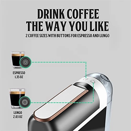Coffee Machines Home Office Espresso Capsule Small Coffee Machine - 5-10 cups 19 Bar