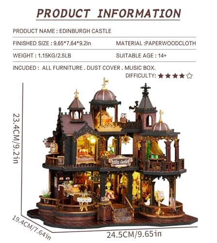DIY Miniature Dollhouse Kit - 124 scale