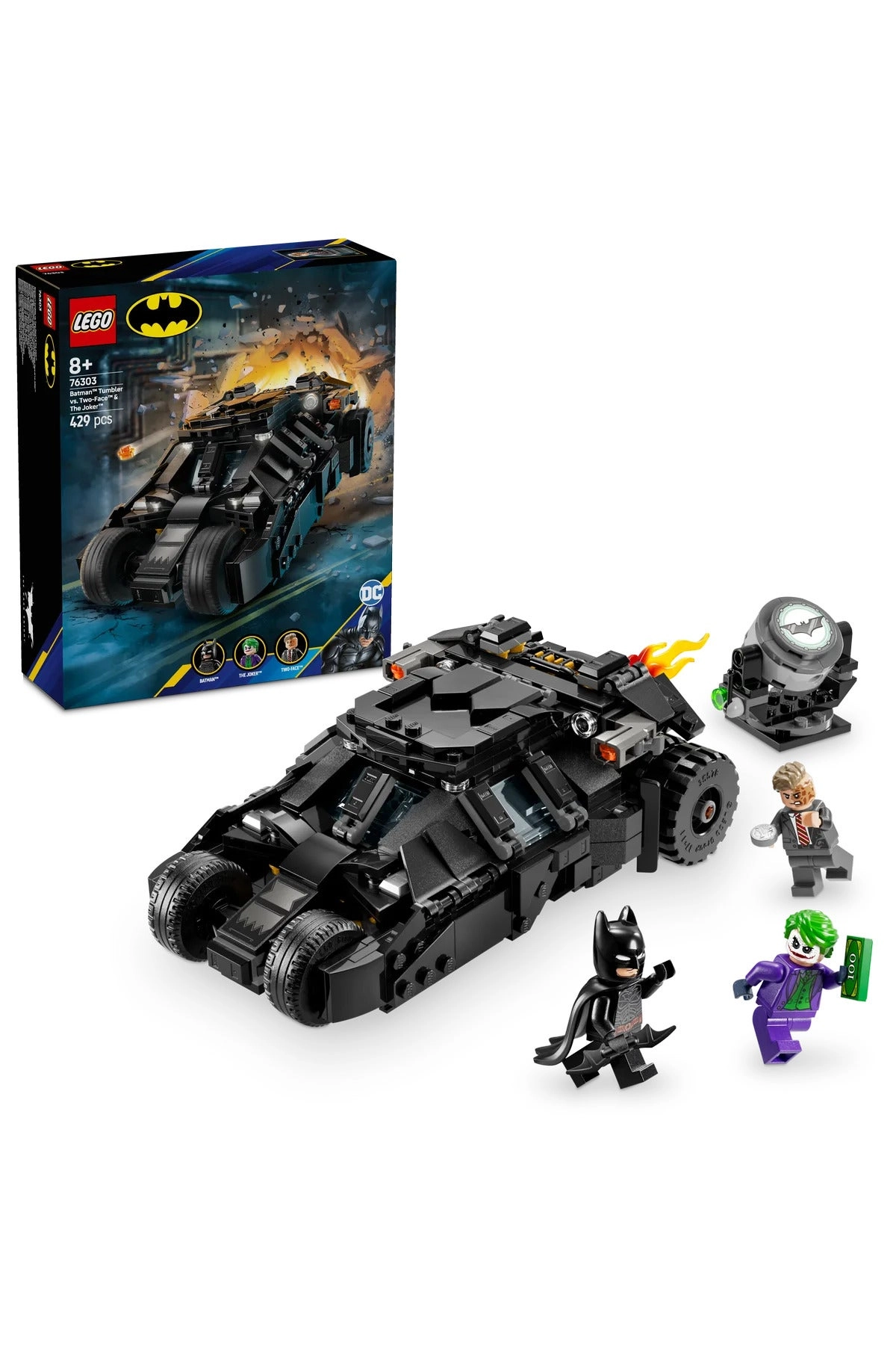 LEGO DC Batman Batman Tumbler (76303) - 3 Minifigures Super Hero Set