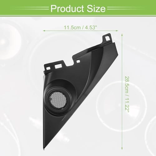 Interior Front Car Door Speaker Window a Pillar Cover Trim Tweeter Speaker Panel - Honda Civic 2016-2019