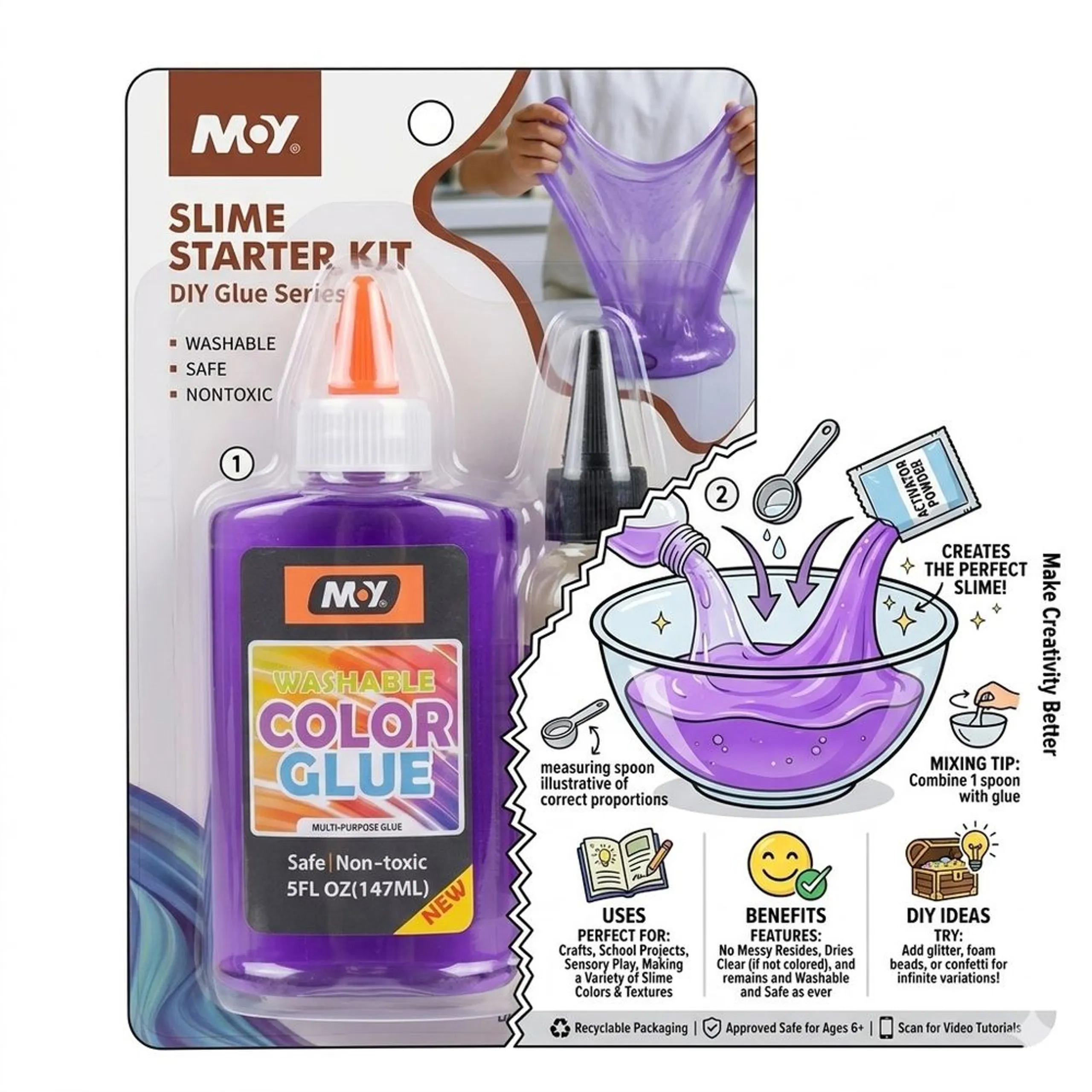 Slime Starter Kit - DIY 13+ years