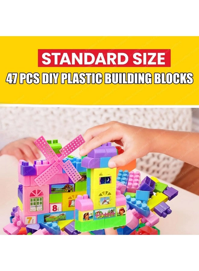 Building Blocks - Construction 47pcs