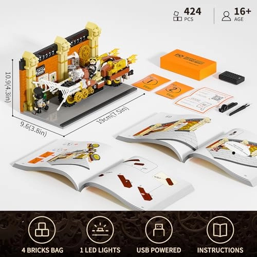 Steampunk Motorcycle Chase (F9067)