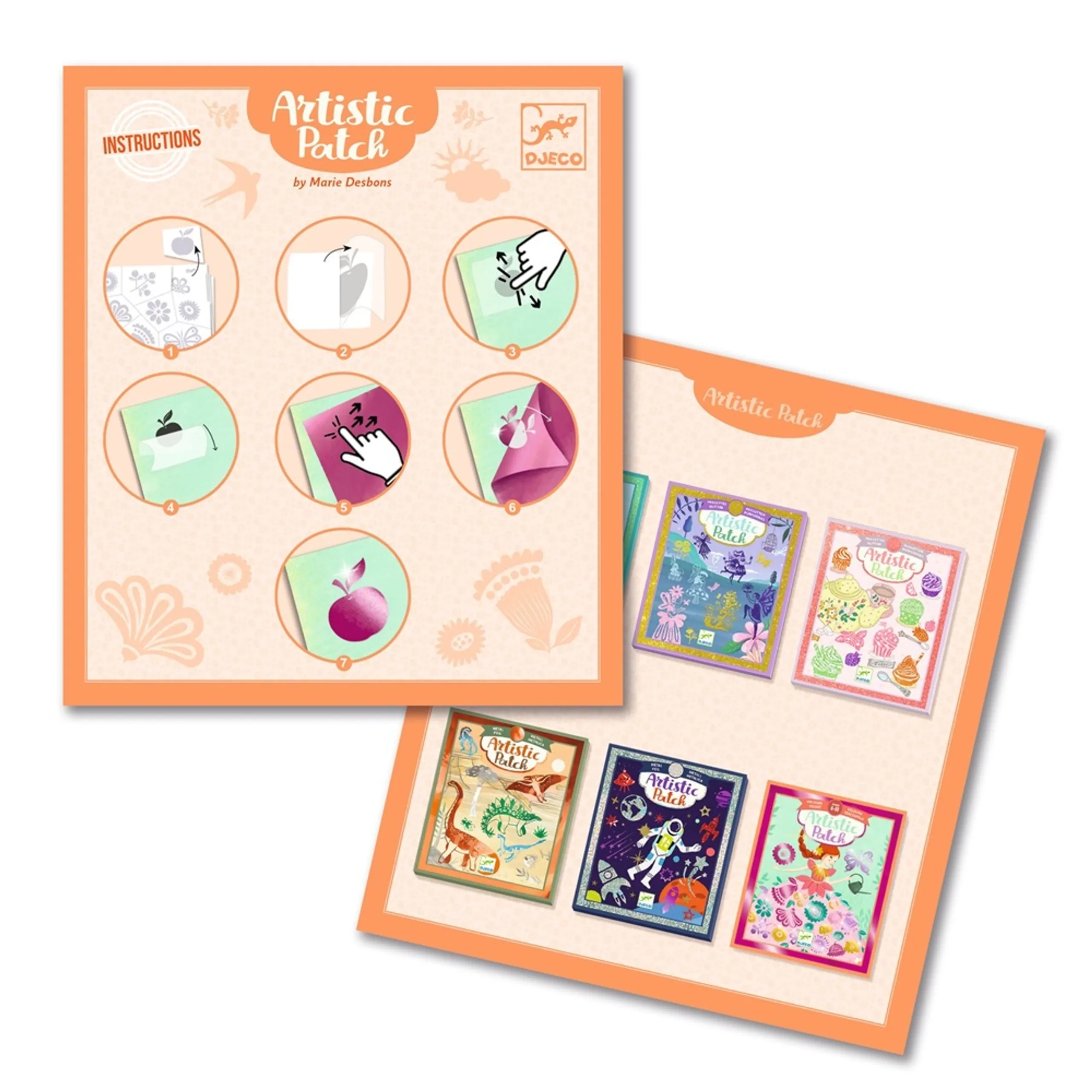 Artistic Patch - 12 illustrated cards