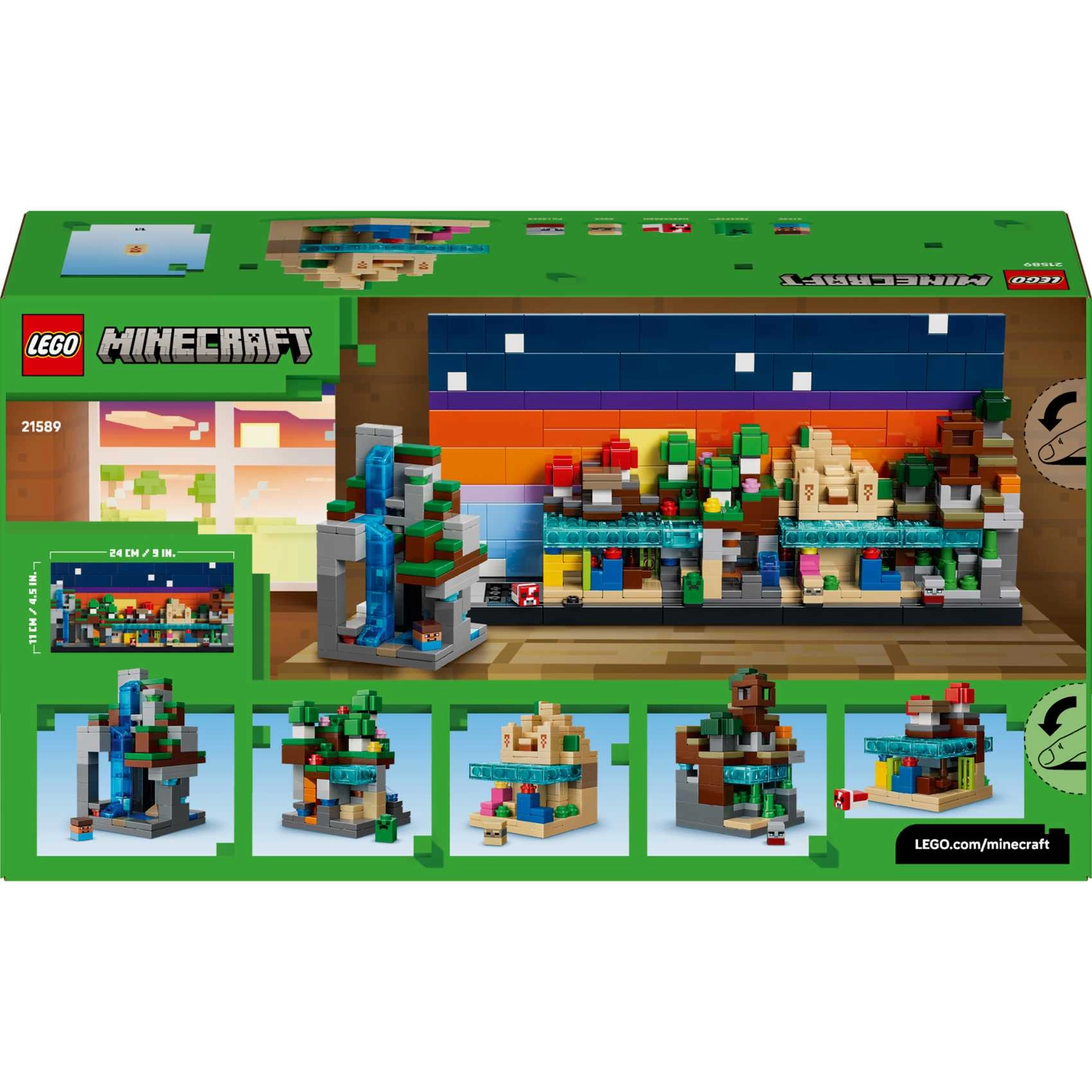 COLOR LAND CHILDRENS TOYS CENTER LLC Minecraft Mini Biomes (21589)