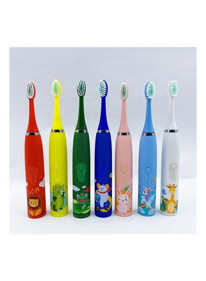 Ultrasonic Electric Children's Toothbrush - 6 Heads USB Charging