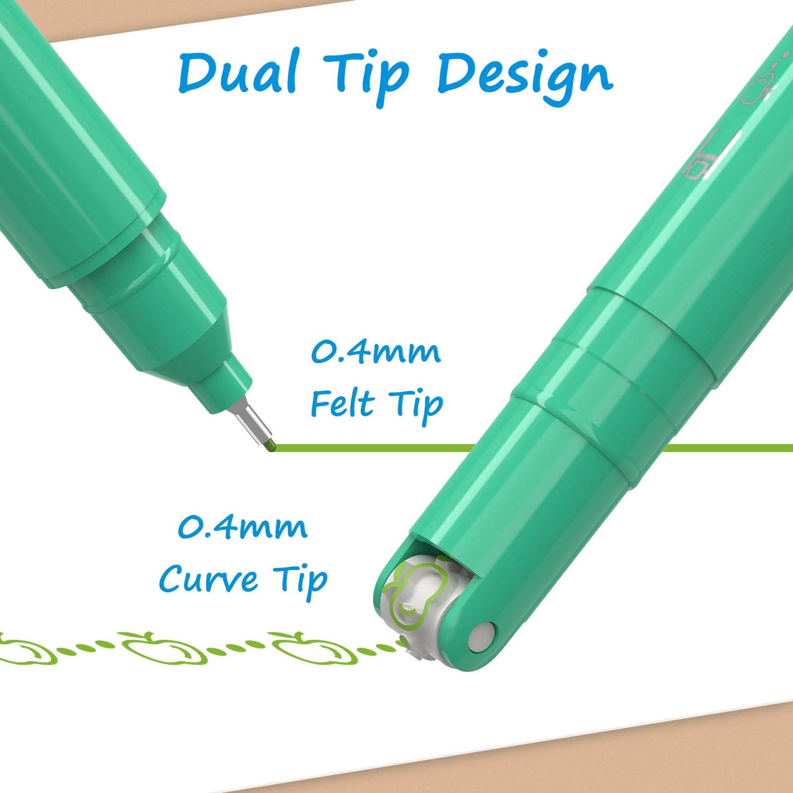 Curve Highlighter Pen Set - 18.0 Count Multicolor 0.4 millimeters