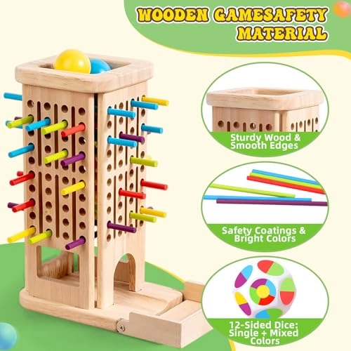 Montessori Wooden Board Games - 3 years and up
