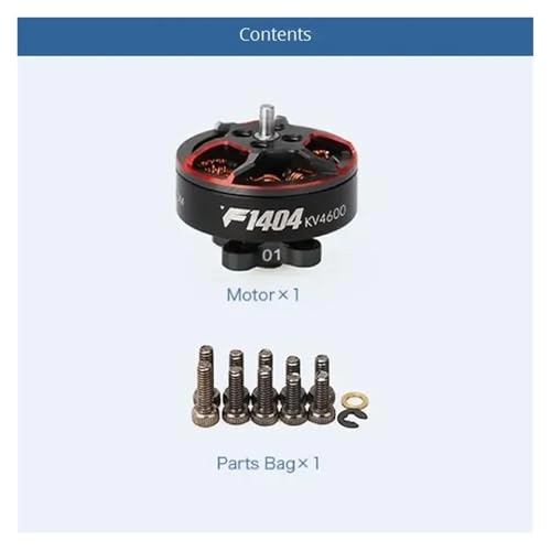 F1404 - 4600KV 1.5mm Shaft 2.5-4 Inch