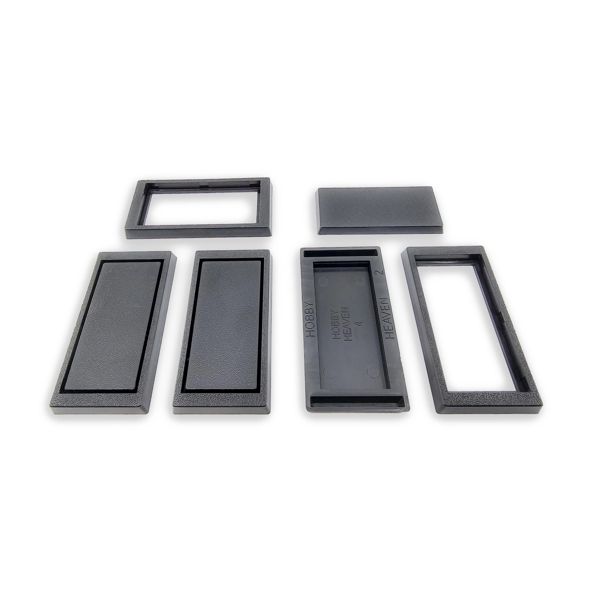 Rectangle Bases Size Converters - 100 pcs