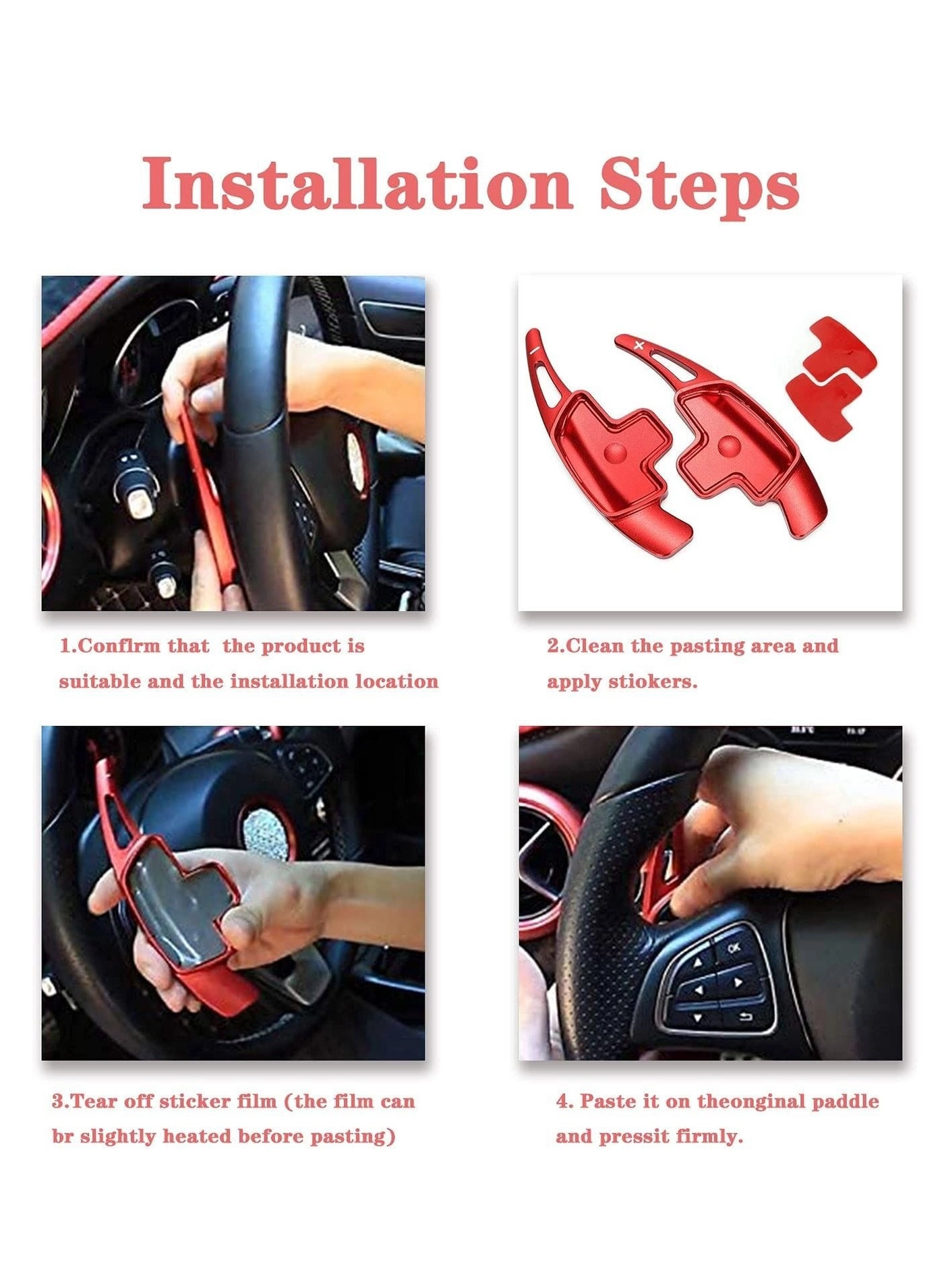 Paddle Shifter Extensions - Class A Class B Class C CLA CLS E G GL GLA GLC GLE GLS Metris S SL SLC