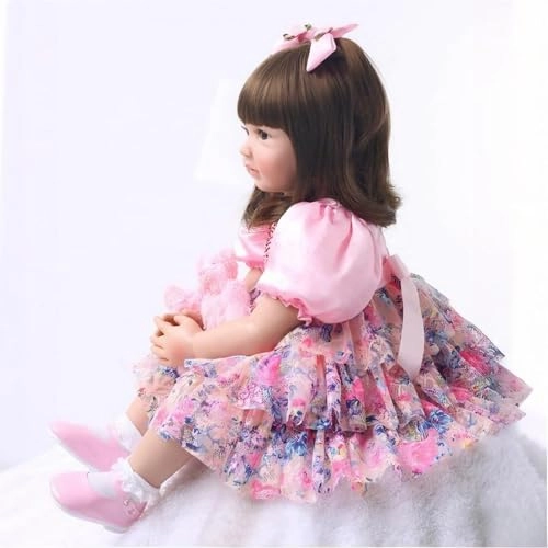 Reborn Baby Doll - 24 Inch Vinyl Silicone Girl Ages 3+