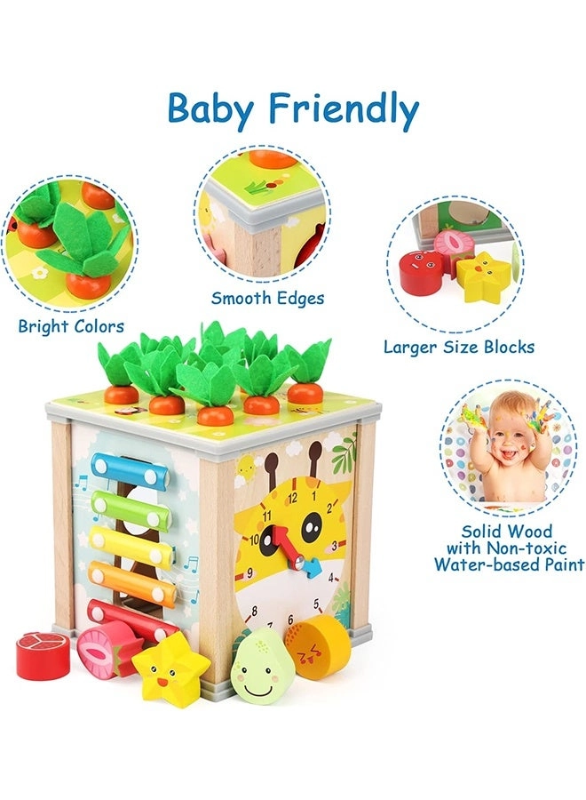 Wooden Activity Cube
