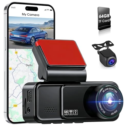 Dual Front and Rear Dashcam - 3840*2160 2K