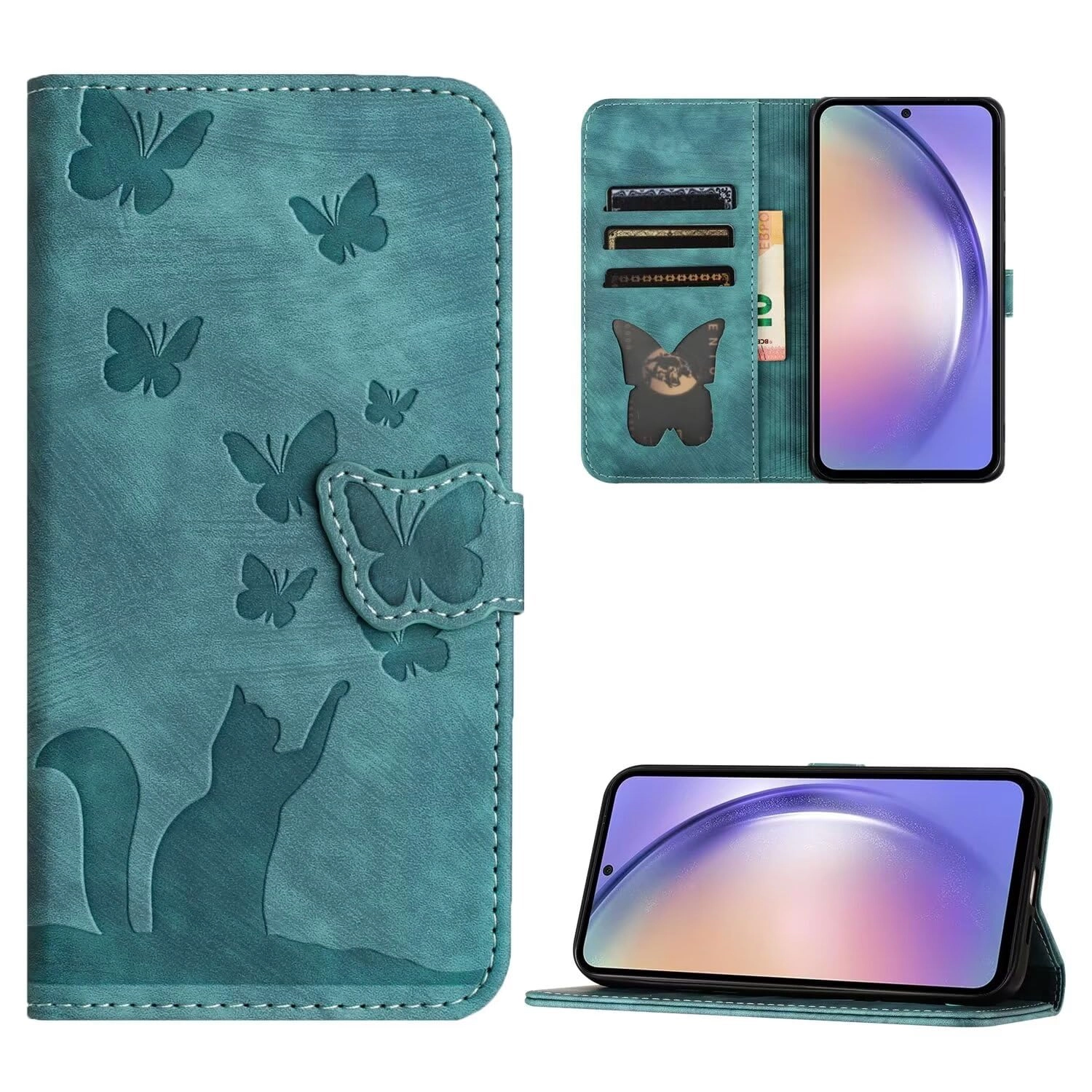 Tivenfezk Cute Cat Case for iPhone 16 Plus