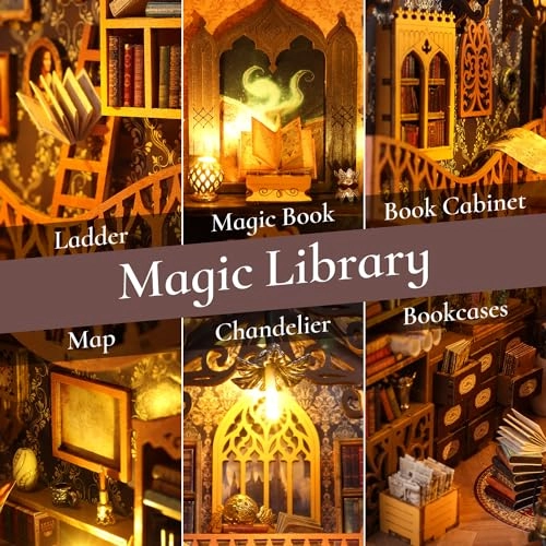 Book Nook - 1:24 Magic Library LED Light