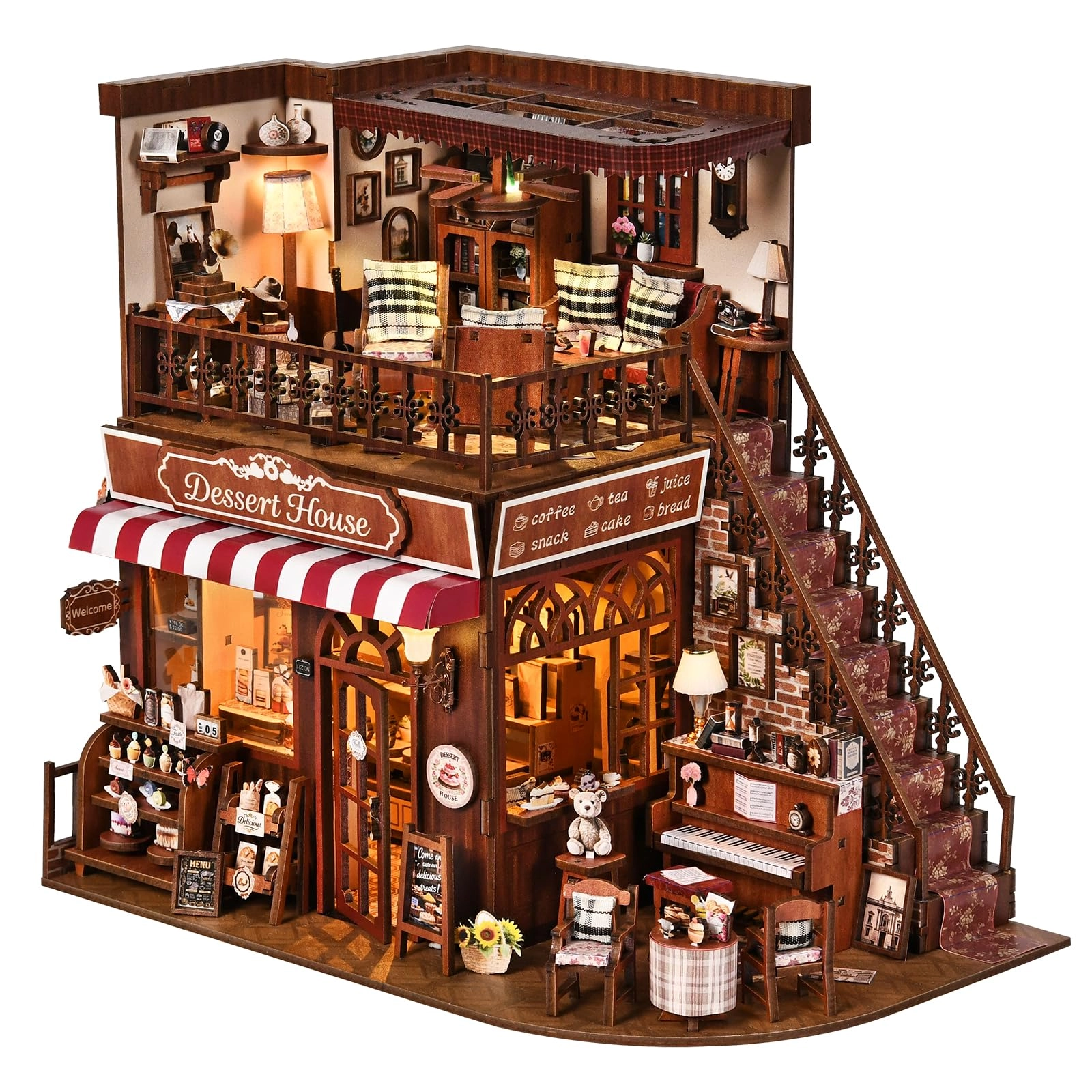 dongguanzhipinwenhuayouxiangongsi Miniature Dollhouse Kit - Dessert House