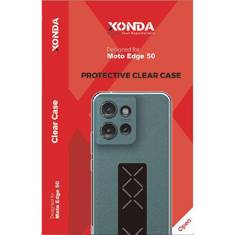 Back Cover Mobile Case with Strap - TPU Material for Motorola edge 50