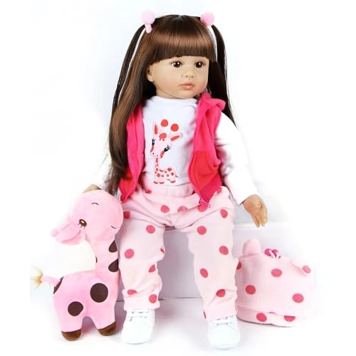 Reborn Baby Doll - 22 Inches / 55 cm Silicone Ages 3+