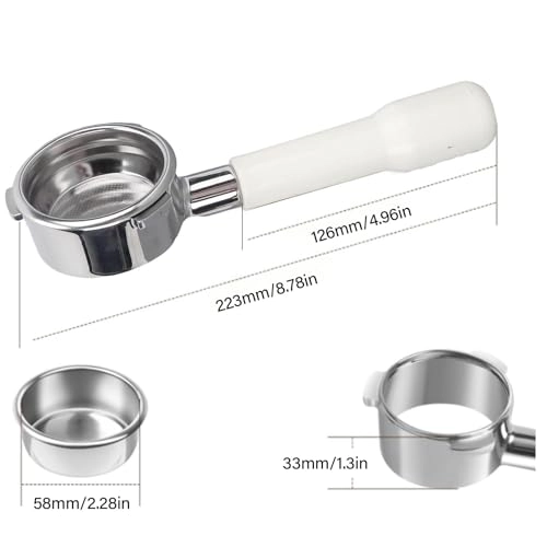 Bottomless Portafilter - 58mm 3 Ears Detachable