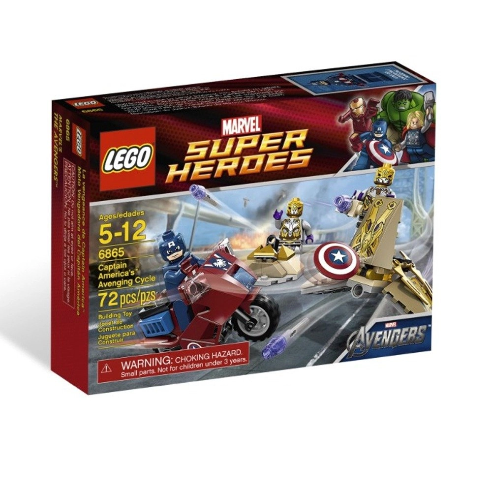 LEGO Captain Americas Avenging Cycle (6865) - 3 minifigures