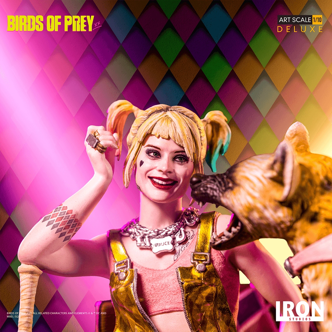 Harley Quinn & Bruce Deluxe Art Scale 1/10 - Birds of Prey Limited Edition Hand Painted Polystone