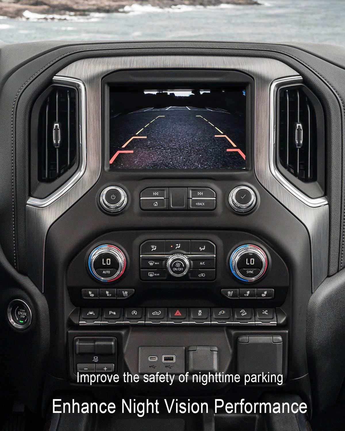 Rear View Backup Tailgate Handle Camera - 1080P