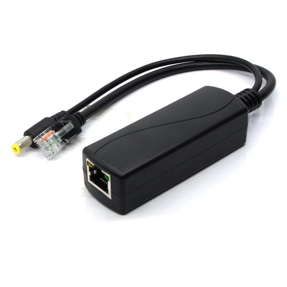 PoE Splitter Adapter - 48V to 12V IEEE 802.3af 10/100Mbps Pack