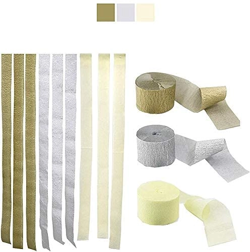 Party Time Trading LLC Crepe Paper Streamer - 3 Rolls Birthday