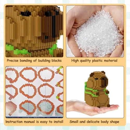 Capybara Mini Building Blocks - 1606pcs