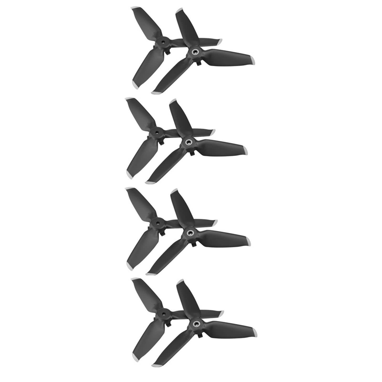 Yurefax Store 5328S Propellers - Silver Edge 4 pair Quick Release