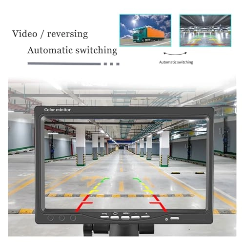 Monitor - 7" HD 800 x 480 + Rear View Camera - 8LED Night Vision