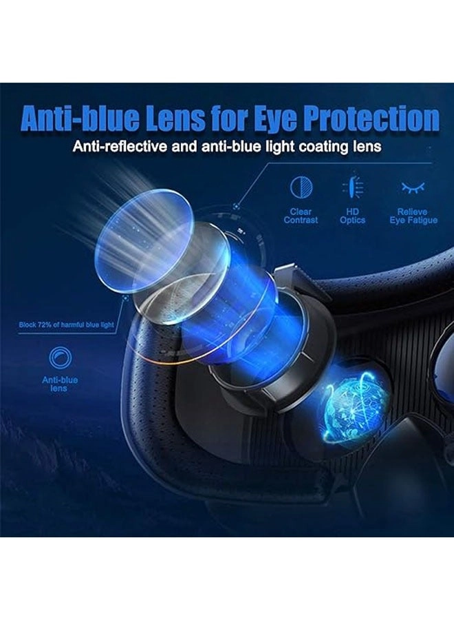 VR Headset - Compatible with iPhone and Android 7 inches