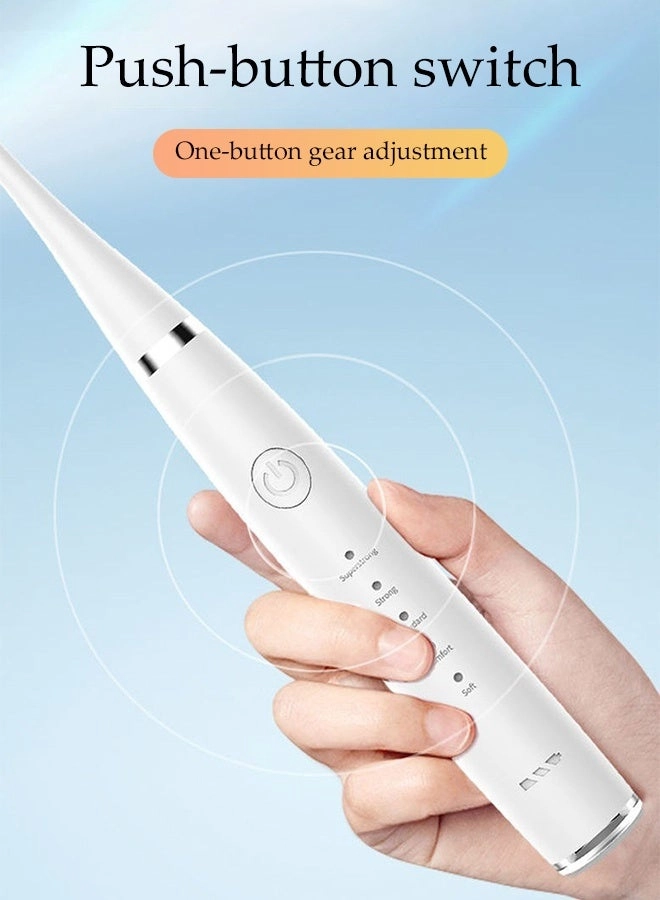 Sonic Electric Toothbrush - 3 Brush Heads Rechargeable 5 Cleaning Modes