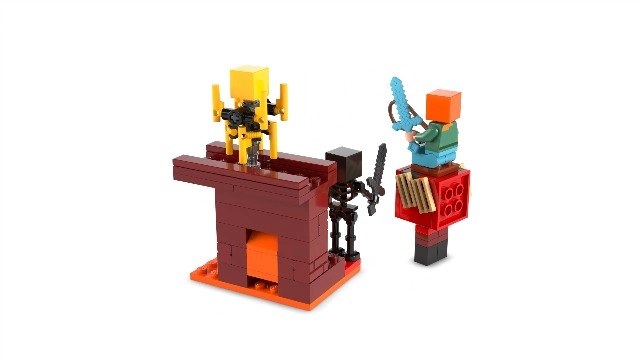 Minecraft The Nether Lava Battle (21266)