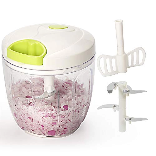 Manual Food Chopper - 3.5 cup 5 blades