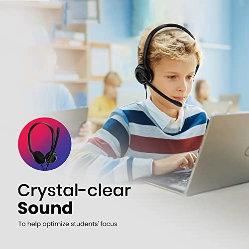 EDU 10 - Wired Headset 10 pack + Microfiber Cloth